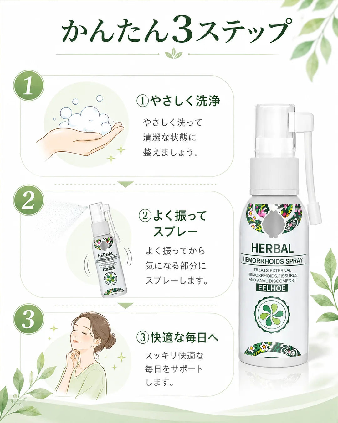 かんたん3ステップ